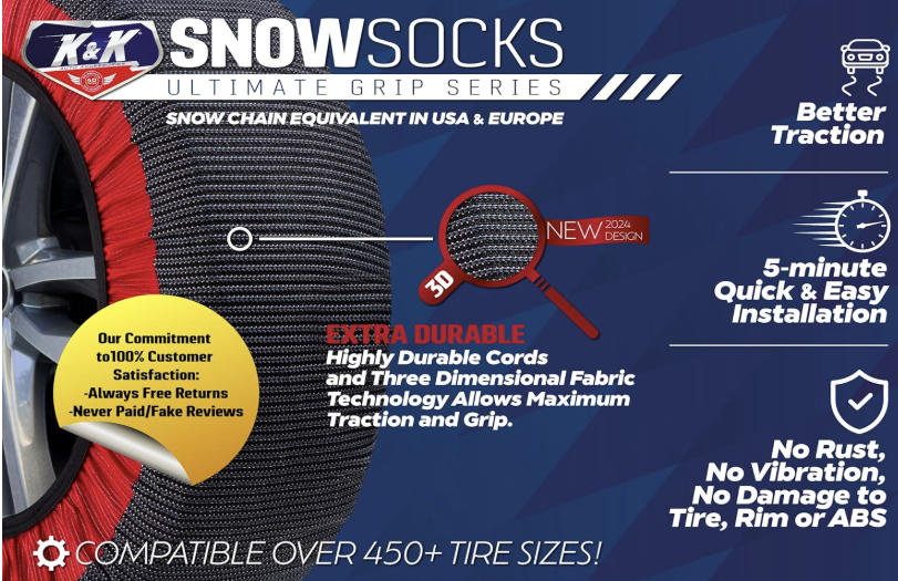 Snow Socks for Tires